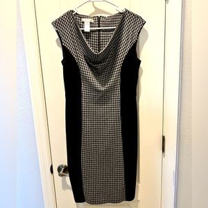 London times sleeveless cowl neck dress